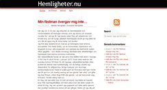 Desktop Screenshot of hemligheter.nu