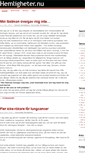 Mobile Screenshot of hemligheter.nu